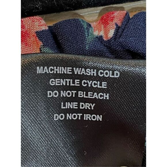 B. Darlin Women's Navy Blue & Red Off-The-Shoulder A-Line Dress Size 13/14 NWT - Picture 12 of 12